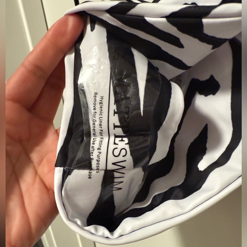 MATTE Collection Zebra Print Bikini Set - Picture 3 of 7